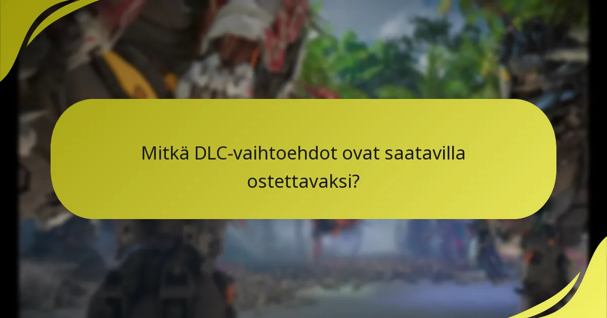 Missä löytää tukilinkkejä Horizon Forbidden West -peliin?